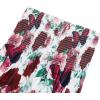 Comeon Women Off Shoulder Strapless Sleeveless Tube Top Dress Floral Summer Beach Coverup Flowy Midi Dress(White With Rose Printed)