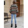 Comeon Womens Fleece Shacket Jacket Casual Long Sleeve Lapel Button Down Pocket Fuzzy Fall Winter Outwear Coat
