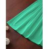Comeon Women’s Plus Size Tube Tops Strapless Blouse Pleated Sleeveless Stretchy Sleeveless Flare Hem Tube(Plus Green)