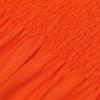 Comeon Women’s Plus Size Tube Tops Strapless Blouse Pleated Sleeveless Stretchy Sleeveless Flare Hem Tube(Plus Orange)