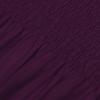 Comeon Women’s Plus Size Tube Tops Strapless Blouse Pleated Sleeveless Stretchy Sleeveless Flare Hem Tube(Plus Purple)
