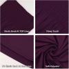 Comeon Women’s Plus Size Tube Tops Strapless Blouse Pleated Sleeveless Stretchy Sleeveless Flare Hem Tube(Plus Purple)