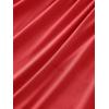 Comeon Women’s Plus Size Tube Tops Strapless Blouse Pleated Sleeveless Stretchy Sleeveless Flare Hem Tube(Plus Red)