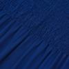Comeon Women’s Plus Size Tube Tops Strapless Blouse Pleated Sleeveless Stretchy Sleeveless Flare Hem Tube(Plus Royal Blue)