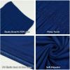 Comeon Women’s Plus Size Tube Tops Strapless Blouse Pleated Sleeveless Stretchy Sleeveless Flare Hem Tube(Plus Royal Blue)