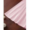 Comeon Women’s Plus Size Tube Tops Strapless Blouse Pleated Sleeveless(Plus Light Pink)