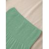 Comeon Women’s Plus Size Tube Tops Strapless Blouse Pleated Sleeveless(Plus Pea Green)