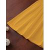 Comeon Women’s Plus Size Tube Tops Strapless Blouse Pleated Sleeveless(Plus Yellow)