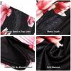 Comeon Women’s Strapless Sleeveless Tube Tops Pleated Stretch Tunic Tanks Summer Blouse Cami Shirt(Pink Flowers)