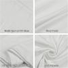 Comeon Women’s Strapless Sleeveless Tube Tops Pleated Stretch Tunic Tanks Summer Blouse Cami Shirt(White)