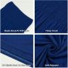 Womens Tube Top Strapless Shirt Blouse Pleated Sleeveless Stretchy Tunic Crop Tanks Tops (Royal Blue,XXL)