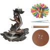 Comeon Backflow Incense Burner Handmade Resin Waterfall Incense Holder