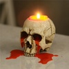 Comeon Skull Candle Holder Resin Gothic Tea Light Mini Skull Decoration