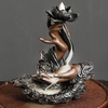 Comeon Backflow Incense Burner Handmade Resin Waterfall Incense Holder