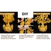 Comeon Feng Shui Money Tree Yellow Crystal Quartz Tree with Golden Ingot(Large: 10.23”x3.94”x11.81”)