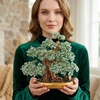 Comeon Large Feng Shui Money Tree Green Crystal Quartz Lucky Gem Tree(Aventurine)