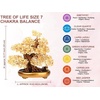 Comeon Large Feng Shui Money Tree Green Crystal Quartz Lucky Gem Tree(Citrine)