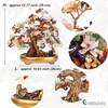 Comeon Large Feng Shui Money Tree Green Crystal Quartz Lucky Gem Tree(Mix-gemstone)