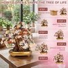 Comeon Large Feng Shui Money Tree Green Crystal Quartz Lucky Gem Tree(Mix-gemstone)